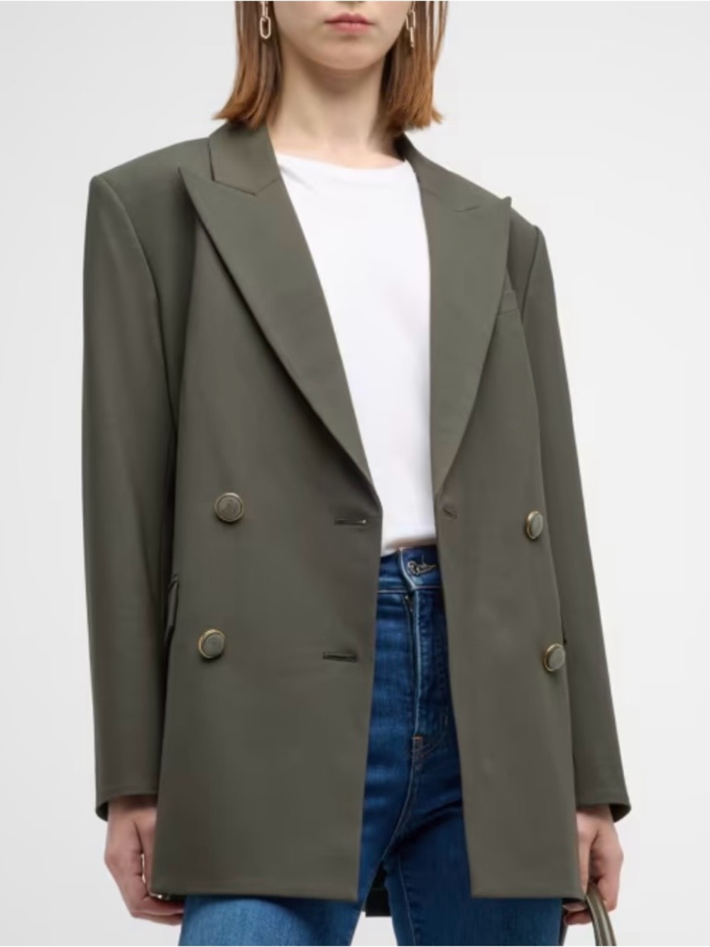 Veronica Beard Hutchinson Oversized Double Breasted Blazer XS